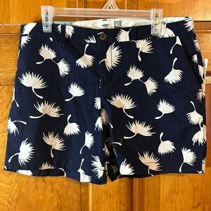 Old Navy Women’s Navy/White Shorts W/Front Pockets and Faux Back Size 10-NEW